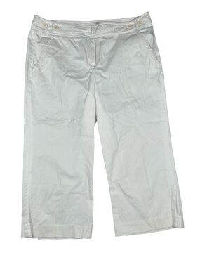 Sandro Sportswear White Capri Pant Size 10